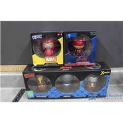 In Box Dorbz Marvel Characters Vinyl Figures - Deadpool, Wolverine, iceman, etc