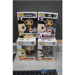 (4) POP! In Box Vinyl Figures - Carrey Price, Sidney Crosby, Orange is the New Black Characters