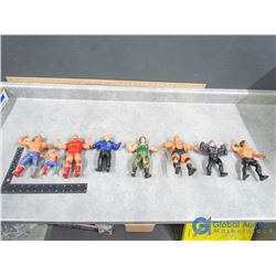 (7) Vintage Rubber WWF Wrestlers