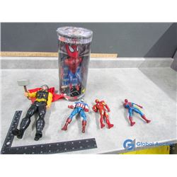 Super Hero Toys - Thor, Capt America, Ironman, Spiderman, etc