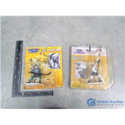 (2) Mighty Ducks Paul Kariya Figures in Packages