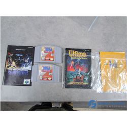 Nintendo N64 Games and Booklets