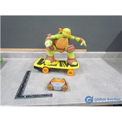 Teenage Mutant Ninja Turtle Remote Control Skateboarding "Mikey"