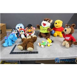 Misc Stuffies - Pooh Bear, Sesame Street, Mr. Potato Head, etc