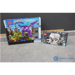 In Box Megablocks Skylanders and Lego Research Insitute