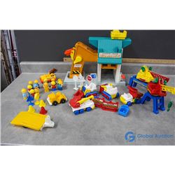 Fisher Price Little People Construction Toy Play Set, People, and Accessories