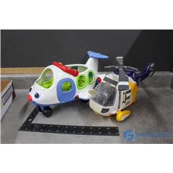 Fisher Price Plane and Helicopter