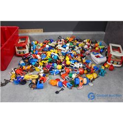 Large Lot of Fisher Price Little People and Accessories