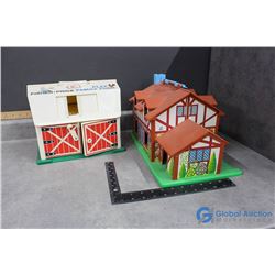 Fisher Price Little People Barn and Cottage