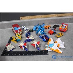 Large Collection of Transformers Toys