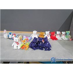 (17) TY Beanie Baby's