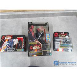 (3) Star Wars Toys in Box