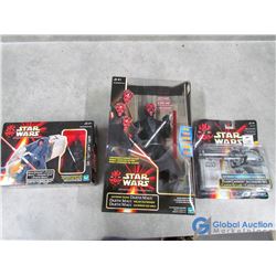 (3) Star Wars Toys in Box