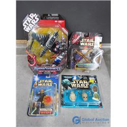 (4) Star Wars Toys in Box