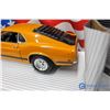 Image 14 : (2) 1970 Boss 302 Mustangs 1:18 Scale Die Cast Model Cars BID PRICE X2