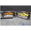 Image 1 : (2) 1970 Boss 302 Mustangs 1:18 Scale Die Cast Model Cars BID PRICE X2