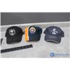Image 1 : Carroll Shelby Autographed Hat w/2 Additional Ford Hats