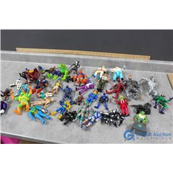 Assorted Toy Figures - Goose Bumps, X-Men, Batman, etc