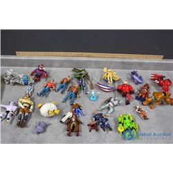 Assortment of Toys - Mr. Incredible; Monsters Inc; Scooby Doo; Etc