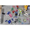 Image 2 : Assortment of Power Ranger Toys including Megazord