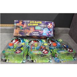 (4) Ghost Busters Toys in Packages