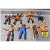 Image 1 : (8) WWF Rubber Toy Wrestlers