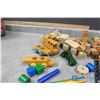 Image 3 : Wooden Tonka, Wooden Toy Cars, Blocks, etc