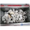 Image 2 : Metal Toolbox w/ 1-1/4" PVC Fittings