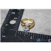 Image 1 : Fake Gold Coloured (Imitation) Diamond Ring