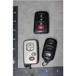 (3) Toyota Car Fobs