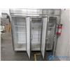 Image 3 : Coldmatic Stainless Steel 3 Door Commercial Refrigerator - Working