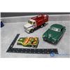 Image 1 : Tin Toy Car, Army Vehicle & ERTL Truck