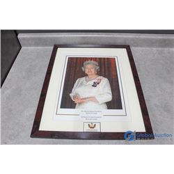 Her Majesty Queen Elizabeth II Queen of Canada Framed Picture