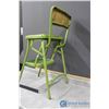 Image 2 : Vintage Metal Kitchen Step Chair