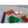 Image 3 : Japan Tomatoware Creamer & Condiment Set