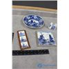 Image 1 : (5) Delft Blue Hand Painted Made in Holland Items