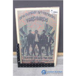 Yardbirds Concert Poster