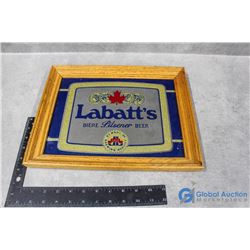 Labatts Framed Mirorr