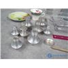 Image 3 : Blue Tinted Jar, Crystal Vase, & Assorted Glassware