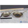 Image 1 : (2) Copper/Brass Frying Pans