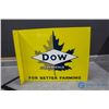 Image 3 : Dow Chemical Flanged Double Sided Metal Sign