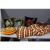 Image 1 : **Knitted Decorative Pillows & Blanket