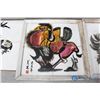 Image 4 : (6) Assorted Framed Tile Art Decor
