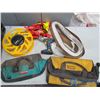 Image 2 : Cordless Impact (No Battery), Cord Reel, Tool bags, & Assorted Tools