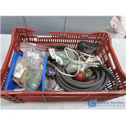 Hydraulic Fittings, Caulking Gun, Socket Organizers, & Assorted Tools