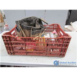 Tool Belt, Stapler & Staples, & Hardware