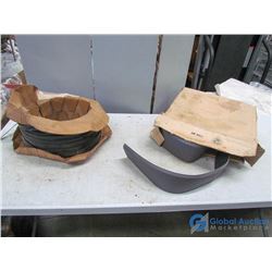 Partial Roll of 4" & 1" Rubber Baseboard