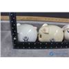 Image 3 : (4) Ceramic Piggy Banks