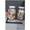 Image 2 : (2) Glass Jars of Advertising Matchbooks - BID PRICE x2