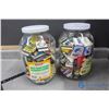 Image 8 : (2) Glass Jars of Advertising Matchbooks - BID PRICE x2